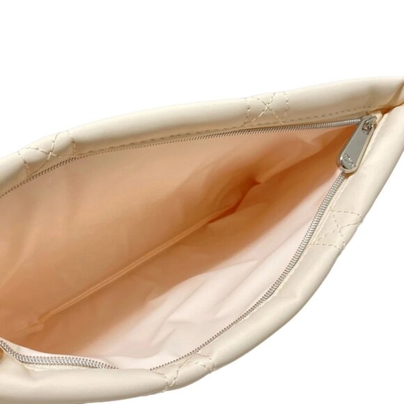 Dior Parfums Light Pink Silver Polyurethane Pouch bran-122-091025 - Picture 5 of 6